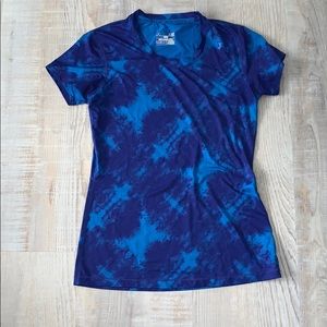 Adidas patterned workout tee